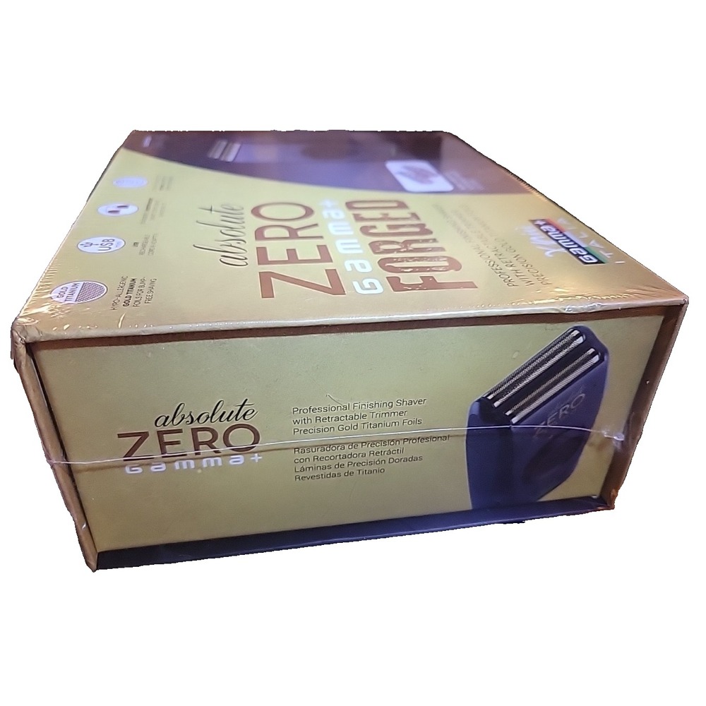 GAMMA Absolute Zero Forged Rechargeable Men's Razor Shaver New In Box - Picture 3 of 7